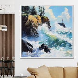 Ocean Waves Dance Sentinel - NicheCanvas