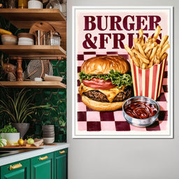 Midnight Snack At The Retro Diner - NicheCanvas
