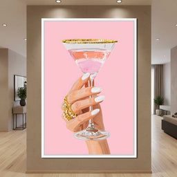 Chic Martini Luxury Toast - NicheCanvas