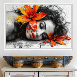 Flower Poise - Johanjjf - NicheCanvas