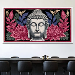 Buddha Blossom Tranquil Aura - NicheCanvas