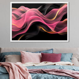 Silken Waves of Radiant Light - NicheCanvas