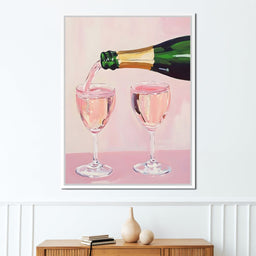 I Only Drink Champagne - NicheCanvas