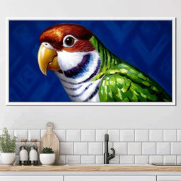 Vivid Parrot Elegance - NicheCanvas