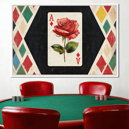 Ace of Hearts Elegance - NicheCanvas