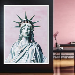 Liberty Crown Pastel Sky - NicheCanvas