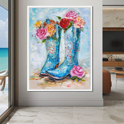 Floral Cowboy's Melodic Saga - Neal Hackett - NicheCanvas