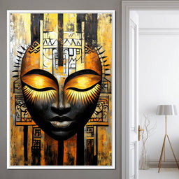 Radiant Golden Guardian - NicheCanvas