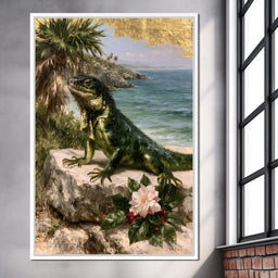 Patient Watcher of the Pacific Shore - NicheCanvas