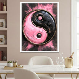 Vibrant Duality Colliding With Dark Intent - NicheCanvas