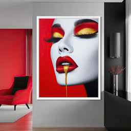 Luxe Lips - TooplesArt - NicheCanvas