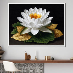 Radiant Lotus Elegance - NicheCanvas