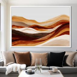 Sahara Dunes Earth Tones - NicheCanvas