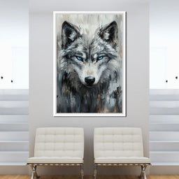 Sovereign Wolf's Stare - NicheCanvas