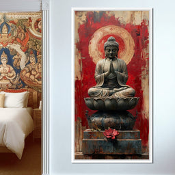 Meditative Lotus Harmony - NicheCanvas