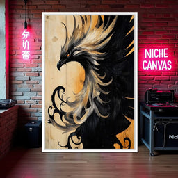 Phoenix of the Golden Dawn - NicheCanvas