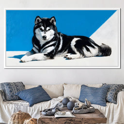 Majestic Husky Sunlit Bliss - NicheCanvas