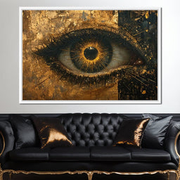  Golden Glimpse Into the Soul B - NicheCanvas