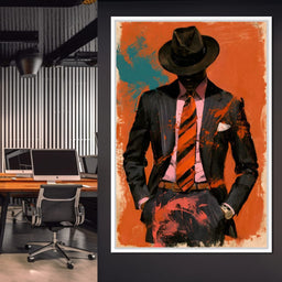 The Gentleman of Broken Colors - NicheCanvas