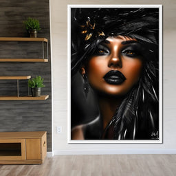 Golden Elegance in Shadows - NicheCanvas