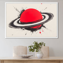 Planetary Vortex Saturn - NicheCanvas