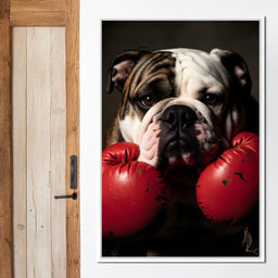 Bulldog Pugilist - NicheCanvas