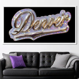 Denver Metallic Dreamscape - NicheCanvas