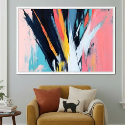 Abstract Dynamic Color Burst - NicheCanvas