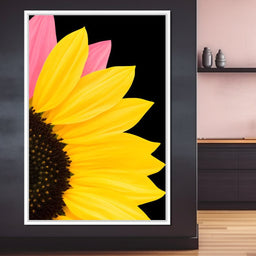 Yellow Sunlit Petals - NicheCanvas