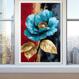 Golden Blossom Radiance - NicheCanvas