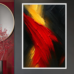 Fiery Fusion of Passion - NicheCanvas