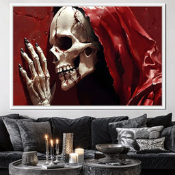 Skeletons Shroud of Silence - NicheCanvas