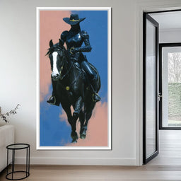 Night Rider of Midnight Steel - NicheCanvas