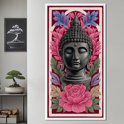 Buddha Tranquil Floral Meditation - NicheCanvas