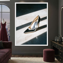 Silver Stiletto Radiant Noon - NicheCanvas