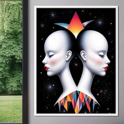 The Silent Gemini - TooplesArt - NicheCanvas