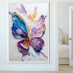 Iridescent Butterfly Euphoria - NicheCanvas