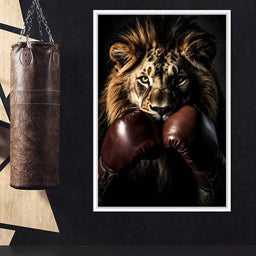 Lionheart Pugilist - NicheCanvas