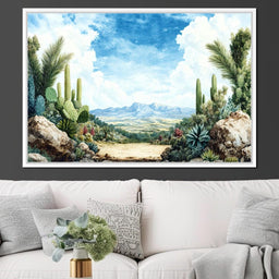 Desert Vista Dreams Alive - NicheCanvas
