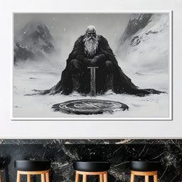 Ancient Nordic Vigilance - NicheCanvas