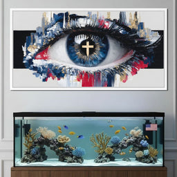 Vision of the Golden Cross - NicheCanvas