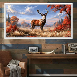 Majestic Monarch of the Golden Wild - NicheCanvas