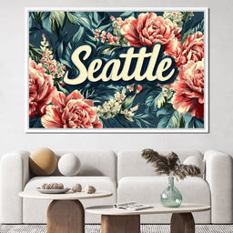 Seattle Floral Symphony - NicheCanvas