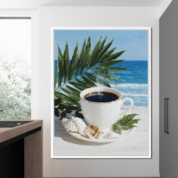Tropical Morning Coffee Bliss - NicheCanvas