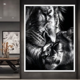 Lion's Bond - NicheCanvas