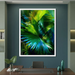 Lush Tropical Palm Oasis Flow - NicheCanvas