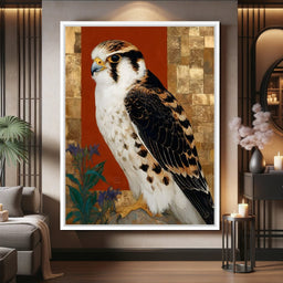 Golden Falcon Majesty - NicheCanvas