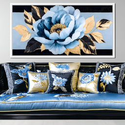 Golden Petal Harmony Blossom - NicheCanvas