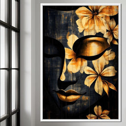 Golden Petals Tranquility - NicheCanvas
