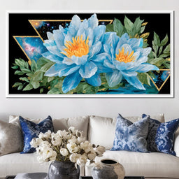 Stellar Lotus Blossom Radiance - NicheCanvas
